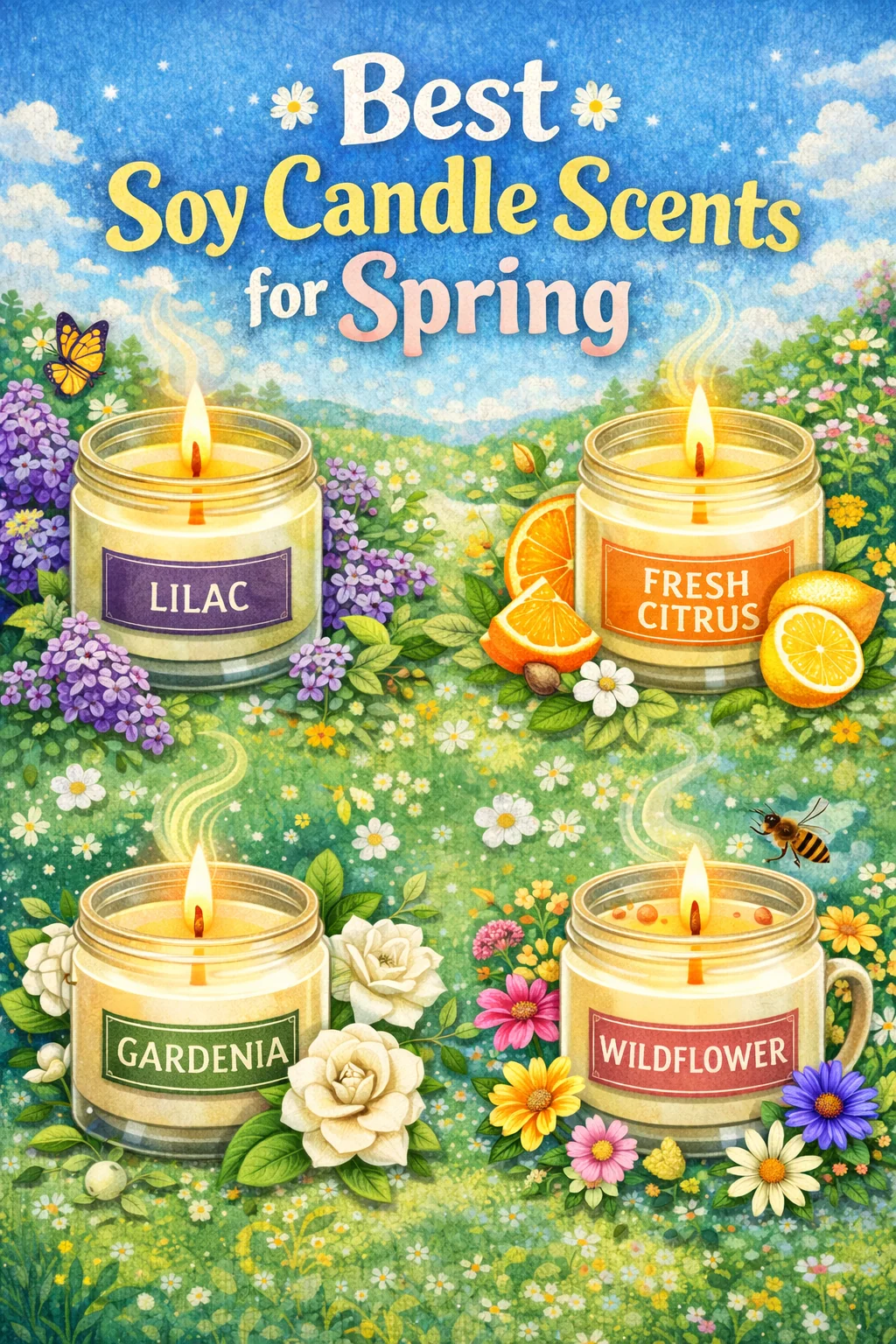 Best Soy Candle Scents for Spring