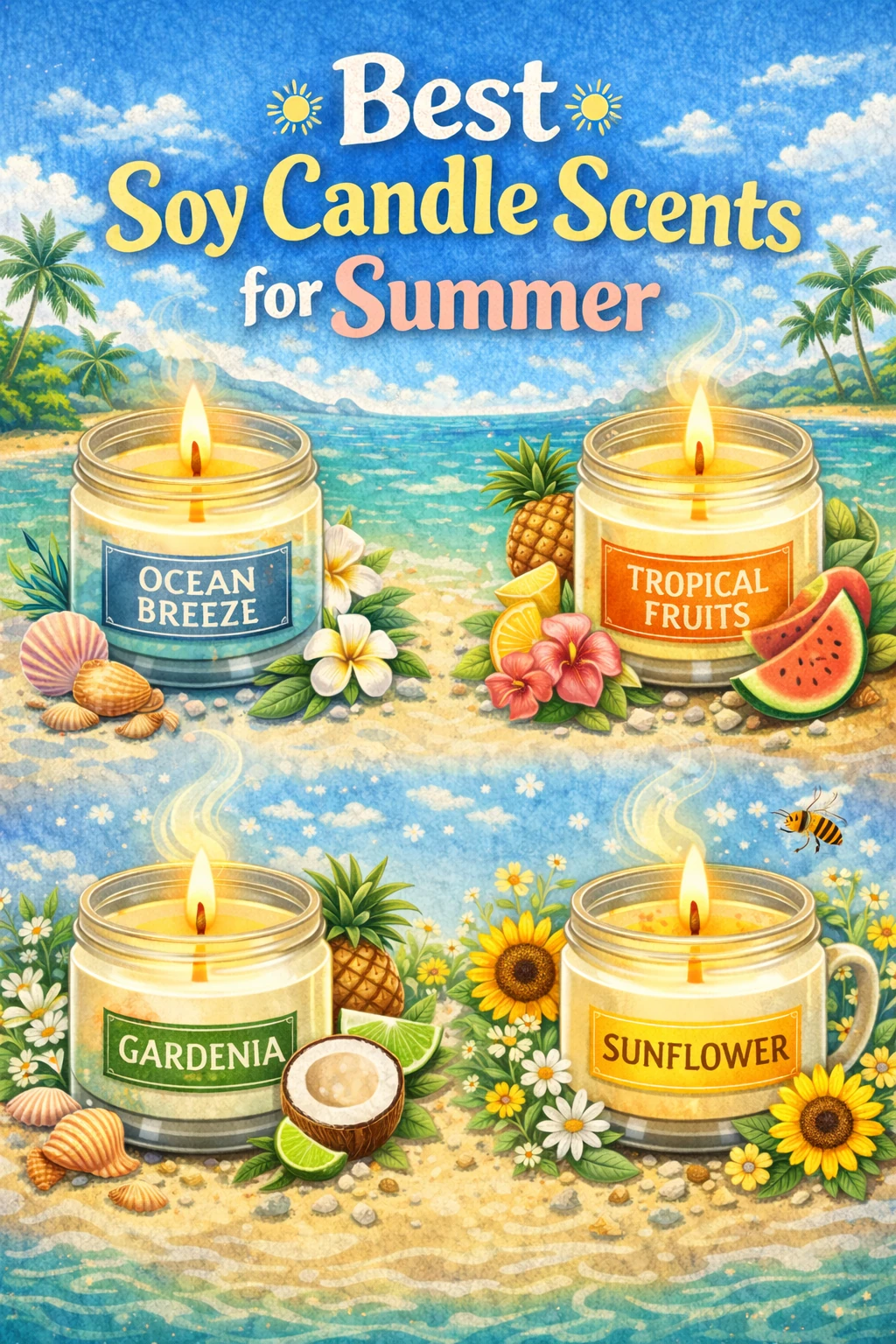 Best Soy Candle Scents for Summer