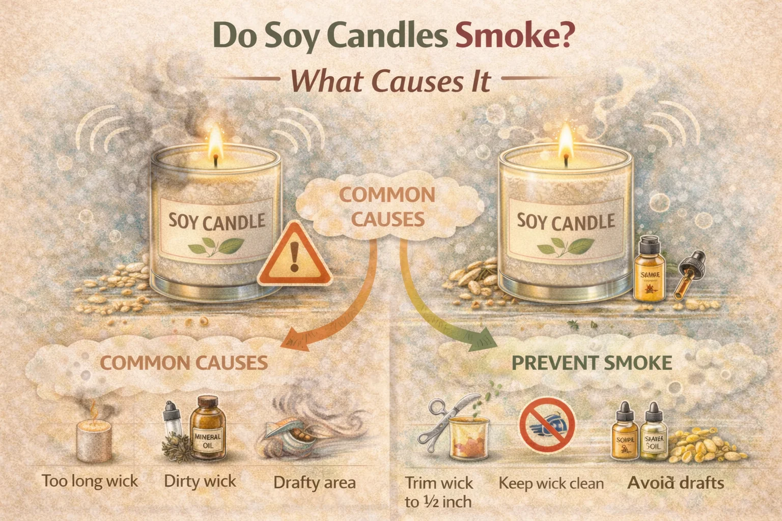 Do Soy Candles Smoke? What Causes It