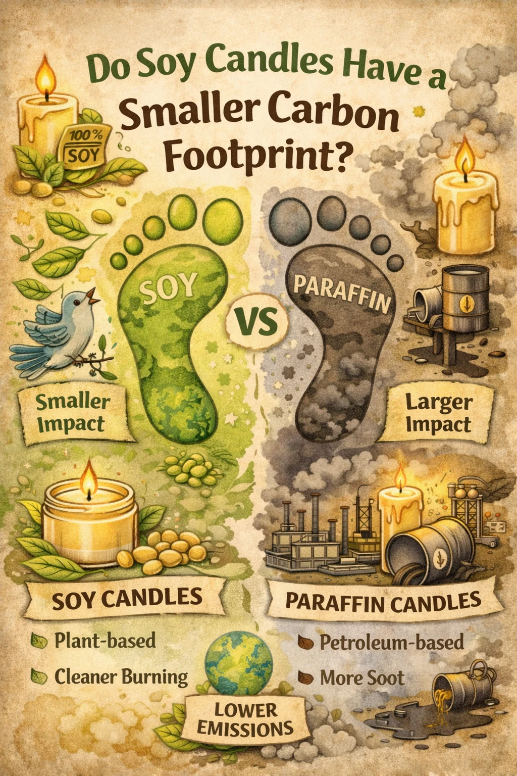 Do Soy Candles Have a Smaller Carbon Footprint?