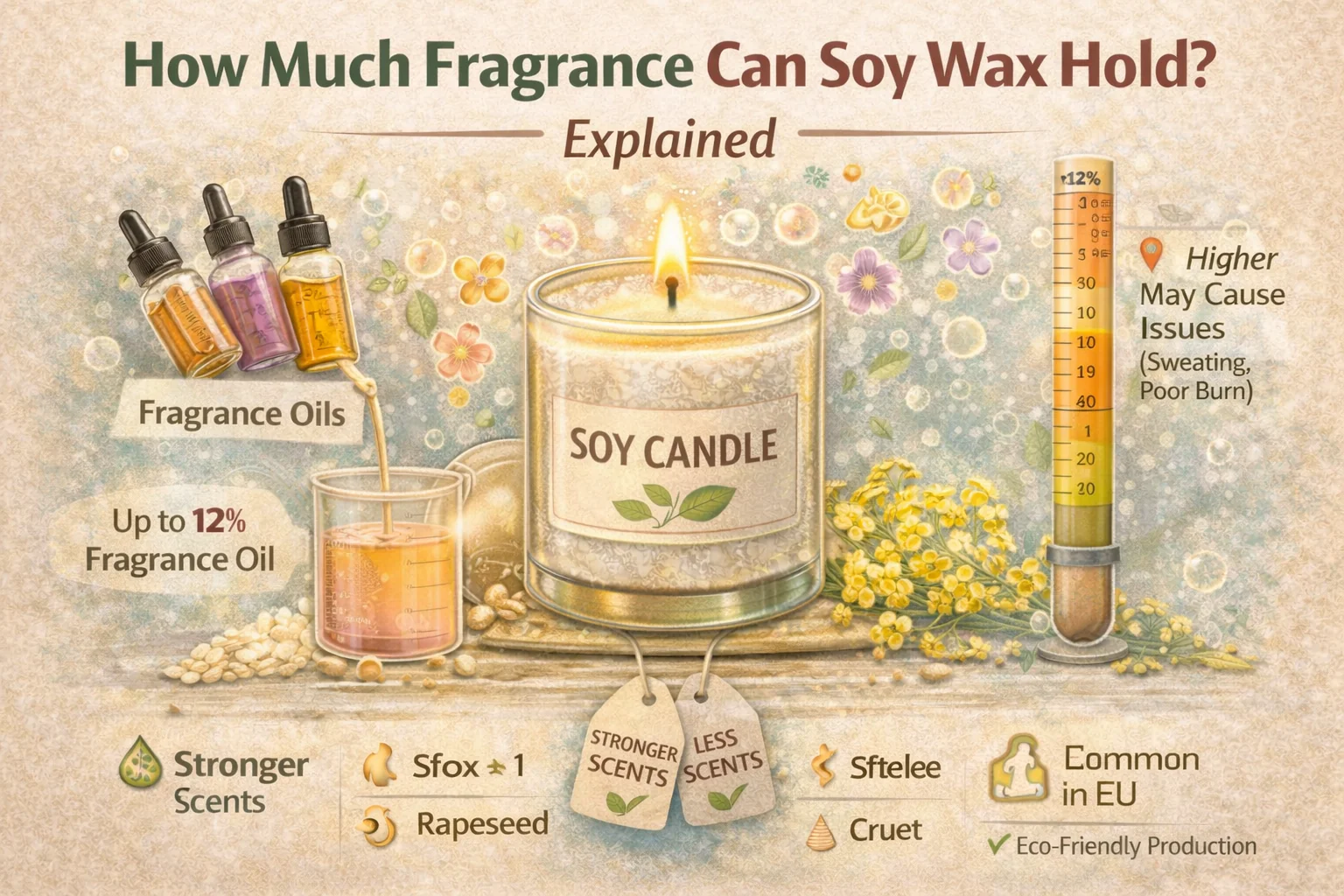How Much Fragrance Can Soy Wax Hold? Explained