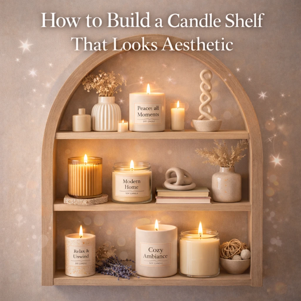 How to Build a Candle Shelf That Looks Aesthetic