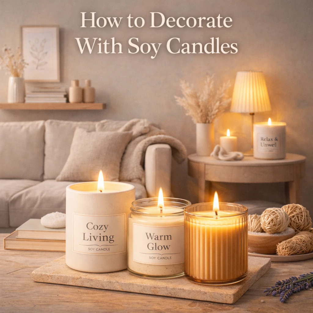 How to Decorate With Soy Candles