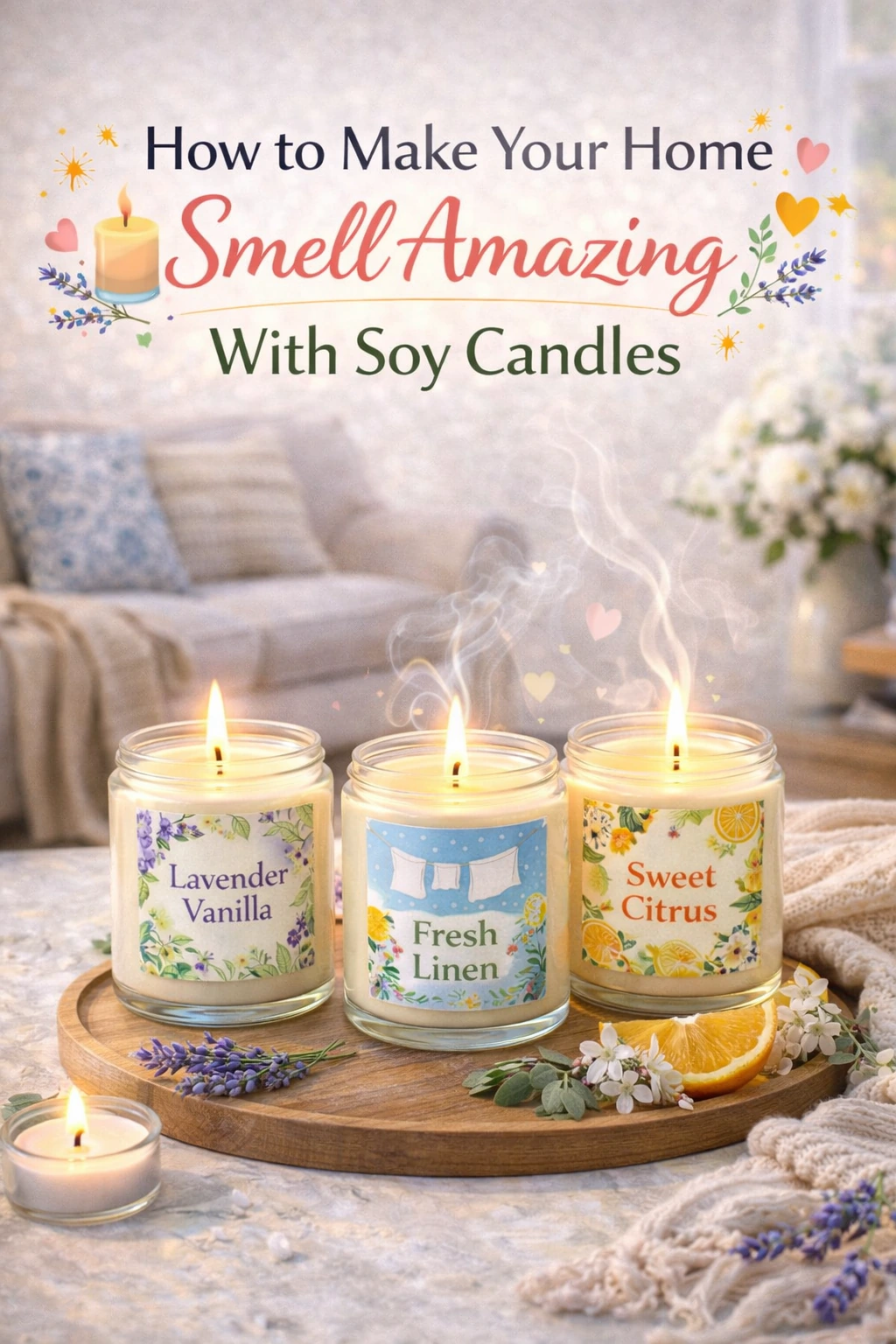 • How to Make Your Home Smell Amazing With Soy Candles
