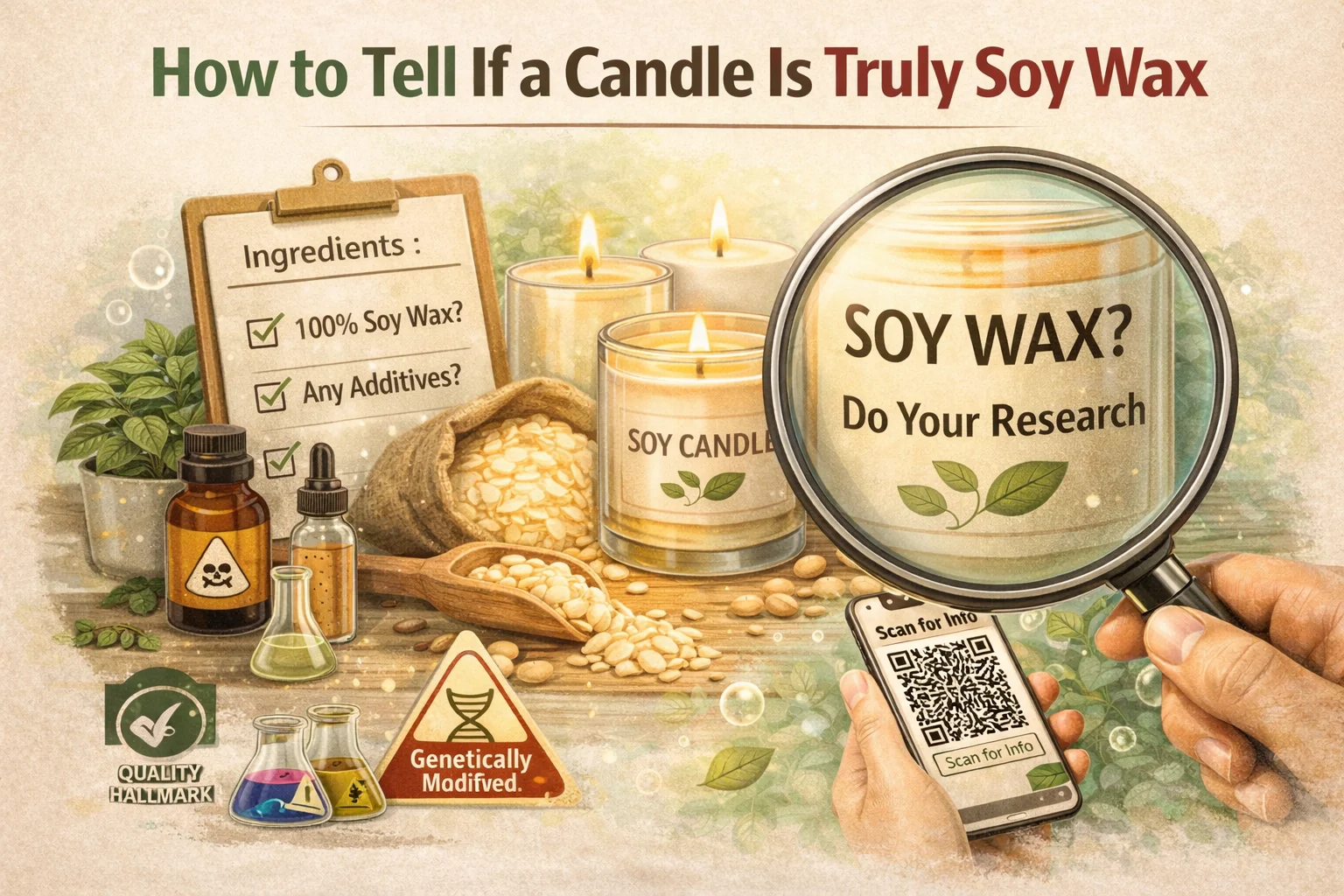 How to Tell If a Candle Is Truly Soy Wax