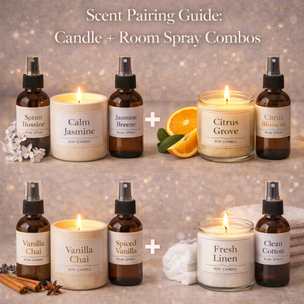 Scent Pairing Guide: Candle + Room Spray Combos