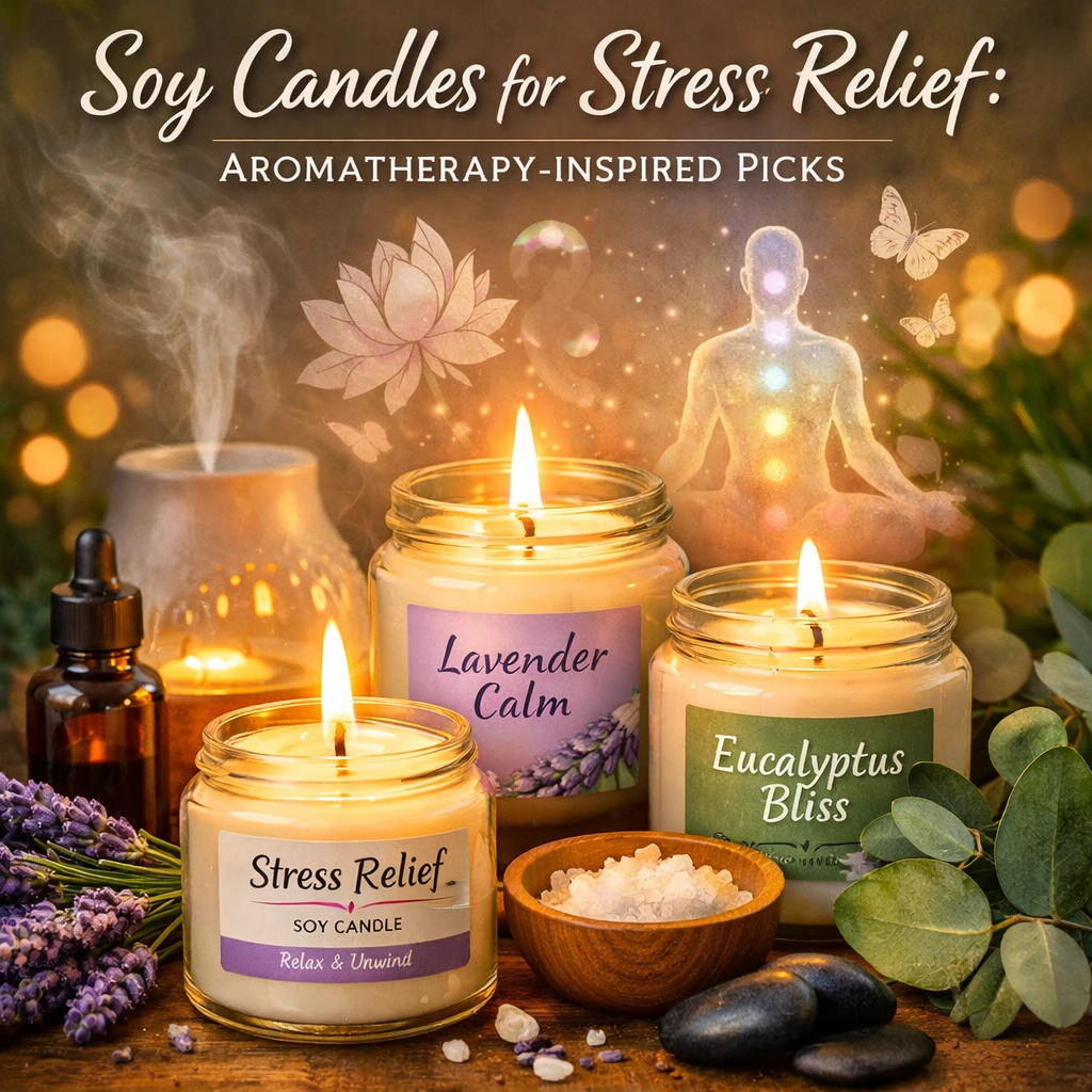Soy Candles for Stress Relief: Aromatherapy-Inspired Picks