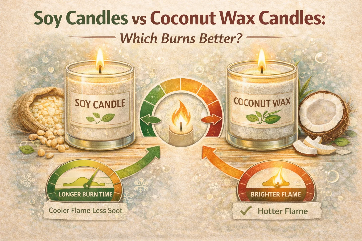 Soy Candles vs Coconut Wax Candles: Which Burns Better?